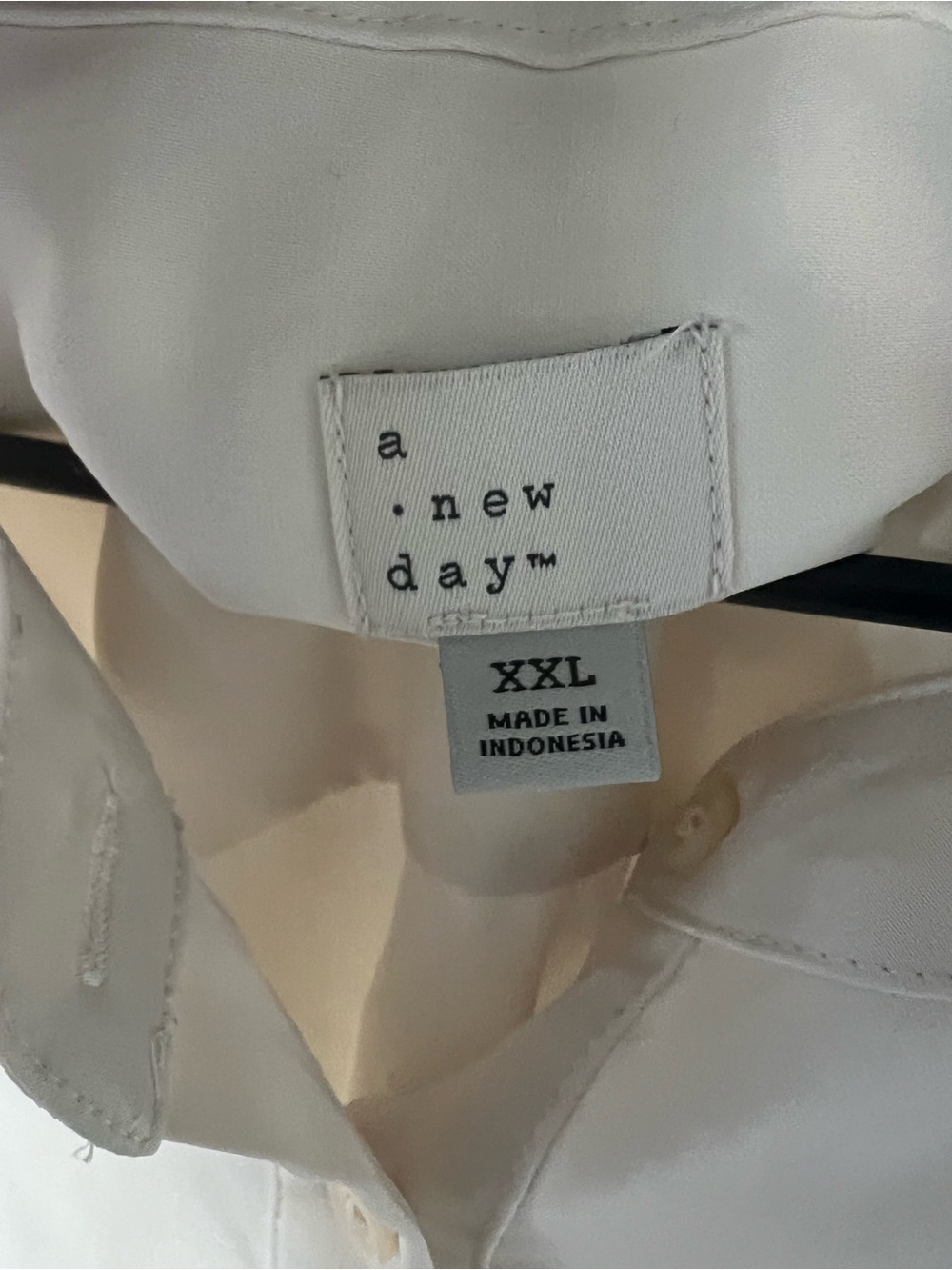 a new day White womens Dress Shirt - Classic Button-Up